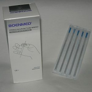 Акупунктурные серебряные иглы 0.35х75мм 100шт с индивидуальной трубкой