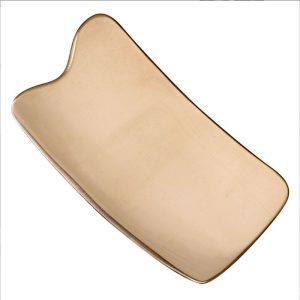 Скребок гуаша прямоугольный 95х52х4мм из латуни