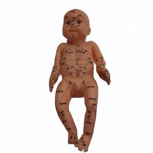 Акупунктурный макет ребенка телесного цвета 45см