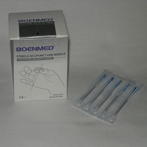 Акупунктурные серебряные иглы 0.18х25мм 100шт с индивидуальной трубкой