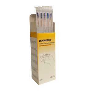 Акупунктурные иглы 0.35х75мм 100шт с медной ручкой и индивидуальной трубкой Акупунктурные иглы 0.35х75мм 100шт с медной ручкой и индивидуальной трубкой