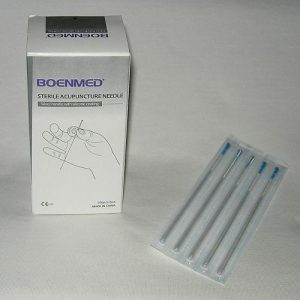 Срібні голки 100шт 0,30х50мм із індивідуальною трубкою